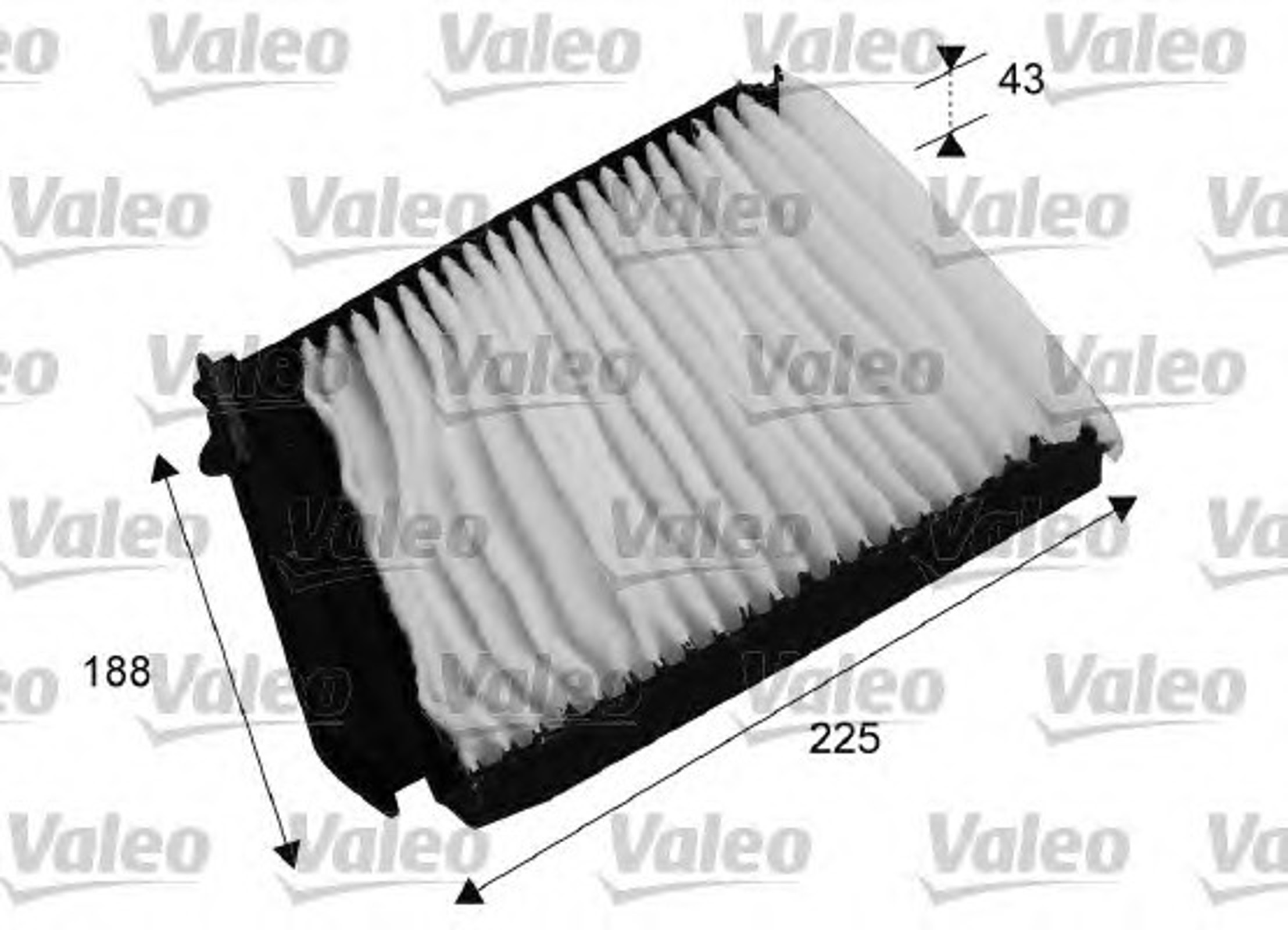 Фильтр салона VALEO 698753