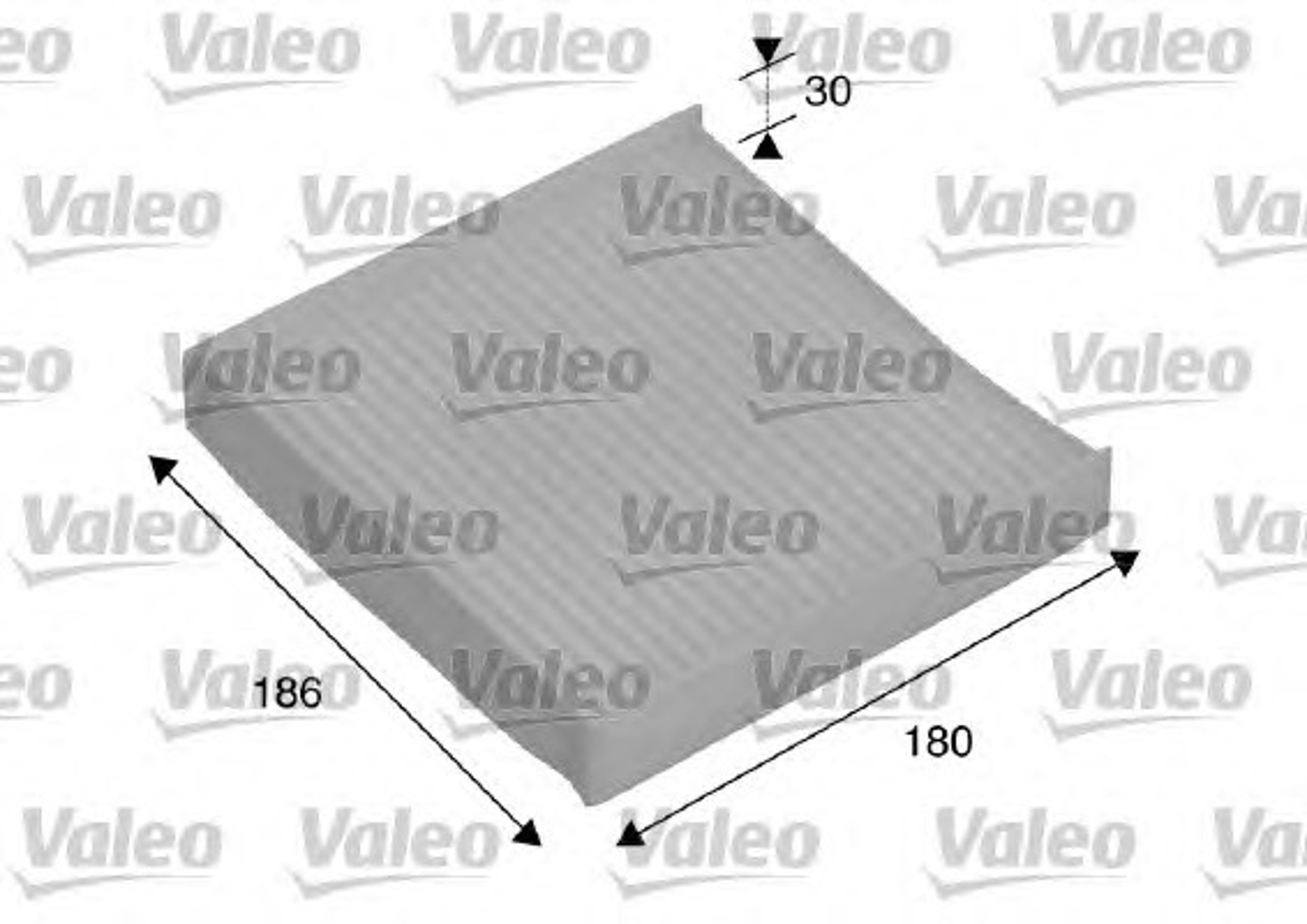 Фильтр салона VALEO 698886