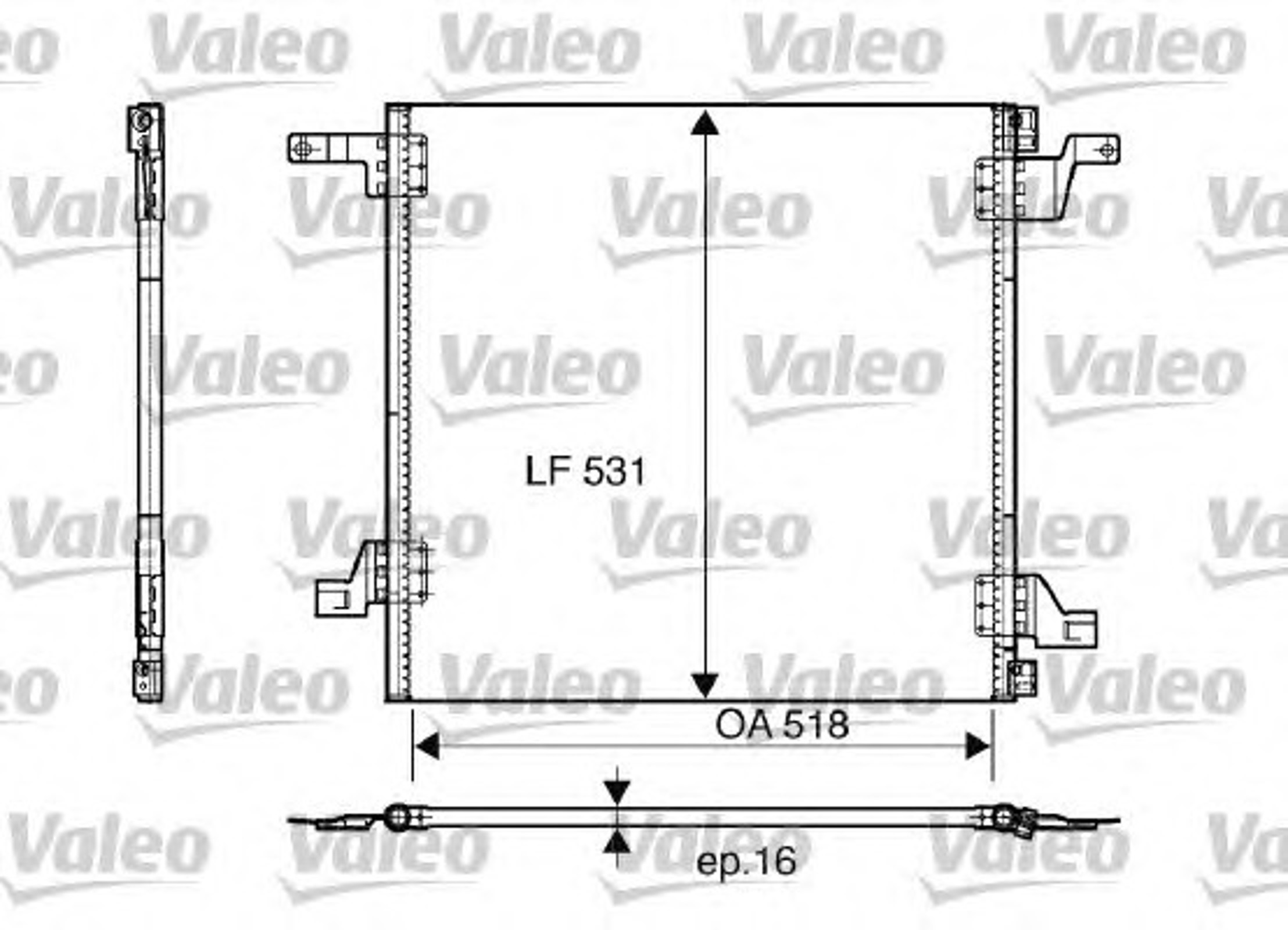 Конденсатор кондиционера VALEO 817458