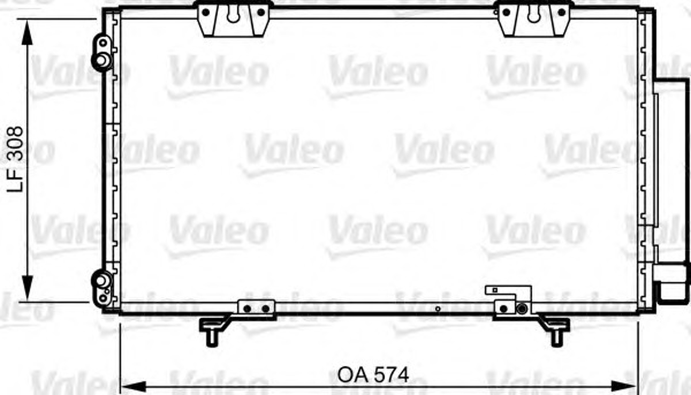 Радиатор кондиционера VALEO 817802