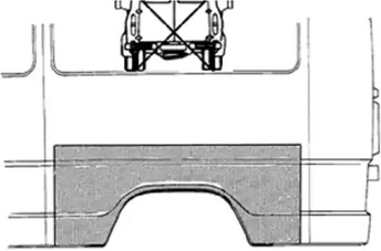 Арка крыла VAN WEZEL 3070147