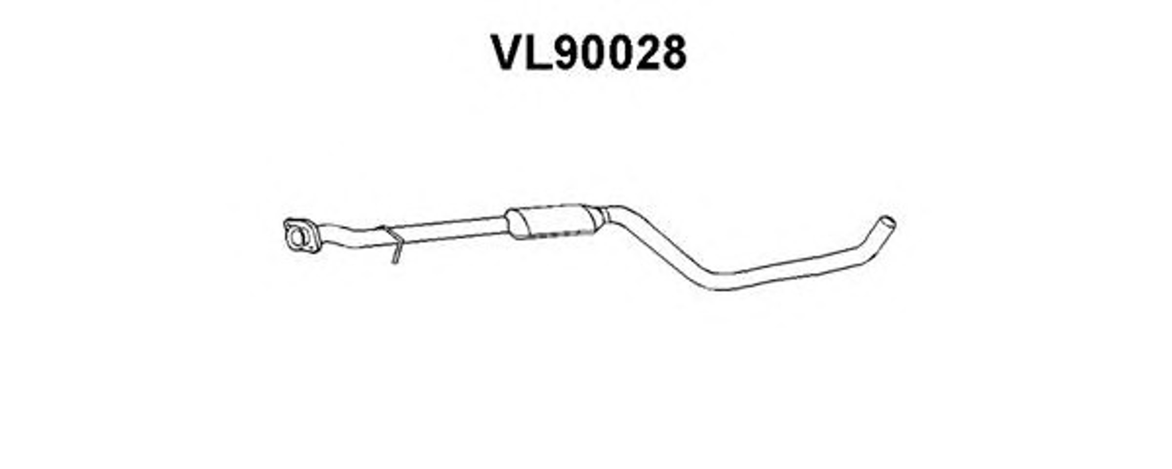 Предглушитель выхлопных газов VENEPORTE VL90028