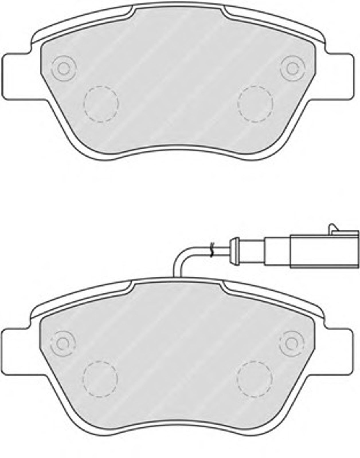 Колодки тормозные дисковые WAGNER WBP23705C