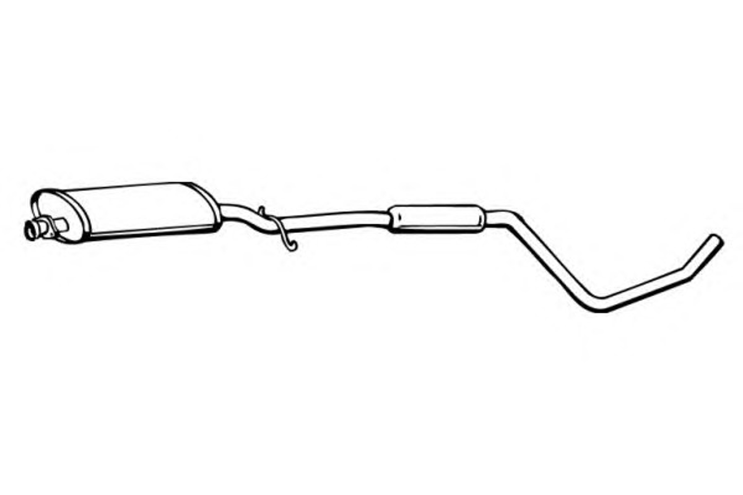 Средний глушитель выхлопных газов WALKER PRODUCTS 15190