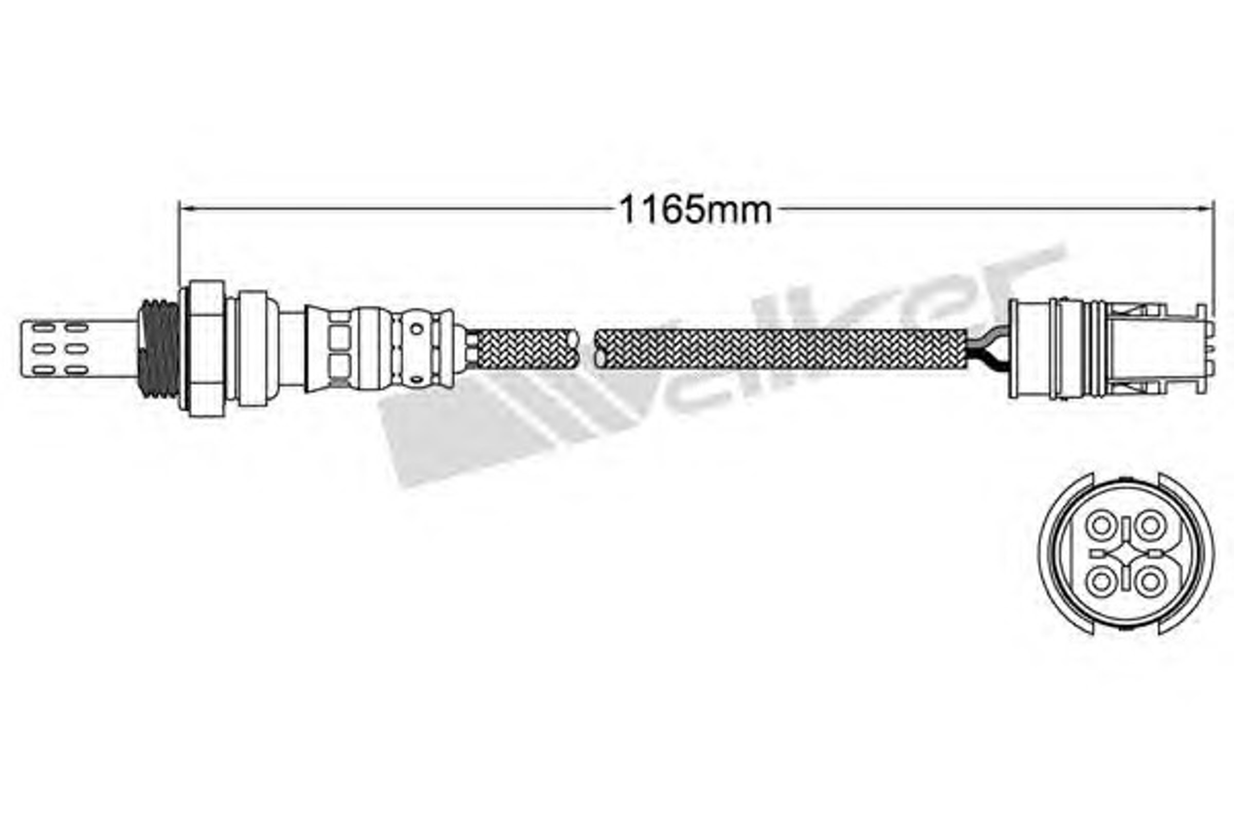Лямбда-зонд WALKER PRODUCTS 250-24198