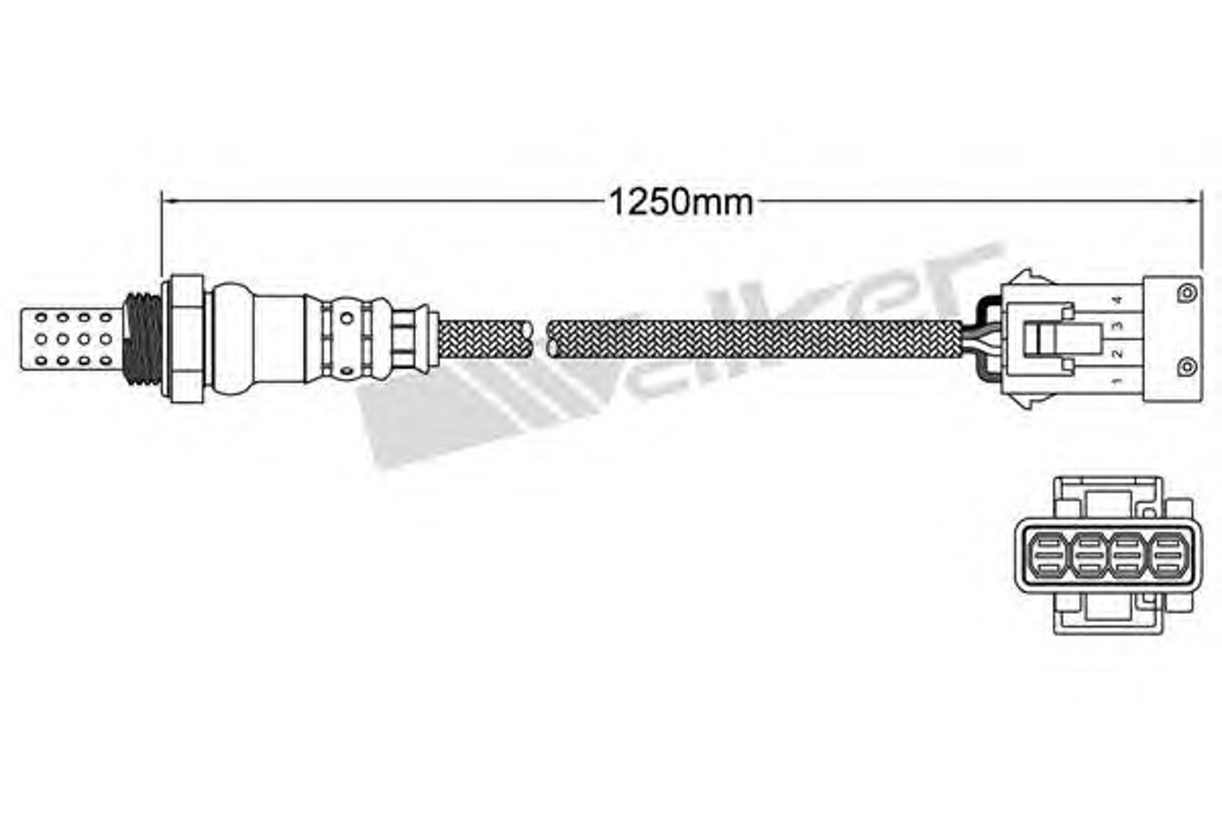 Лямбда-зонд WALKER PRODUCTS 250-24748