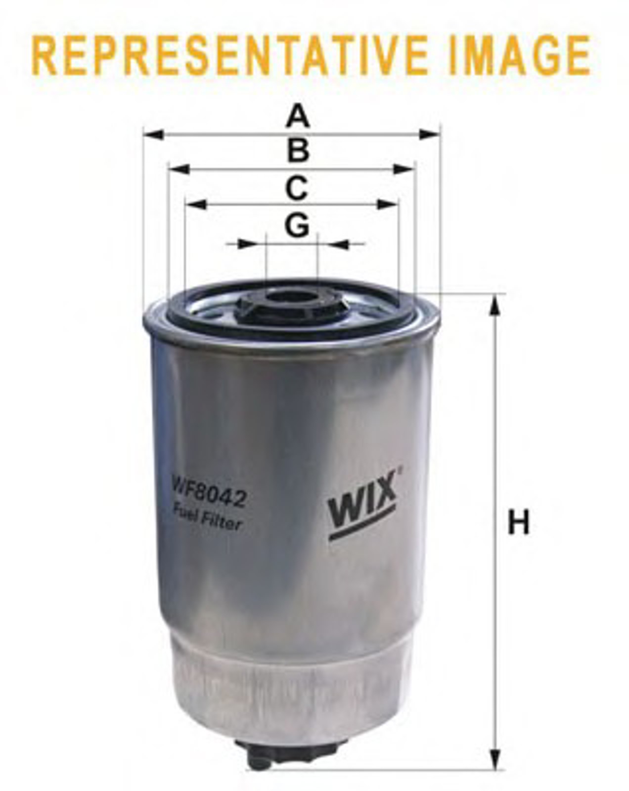 Фильтр топливный WIX WF8049