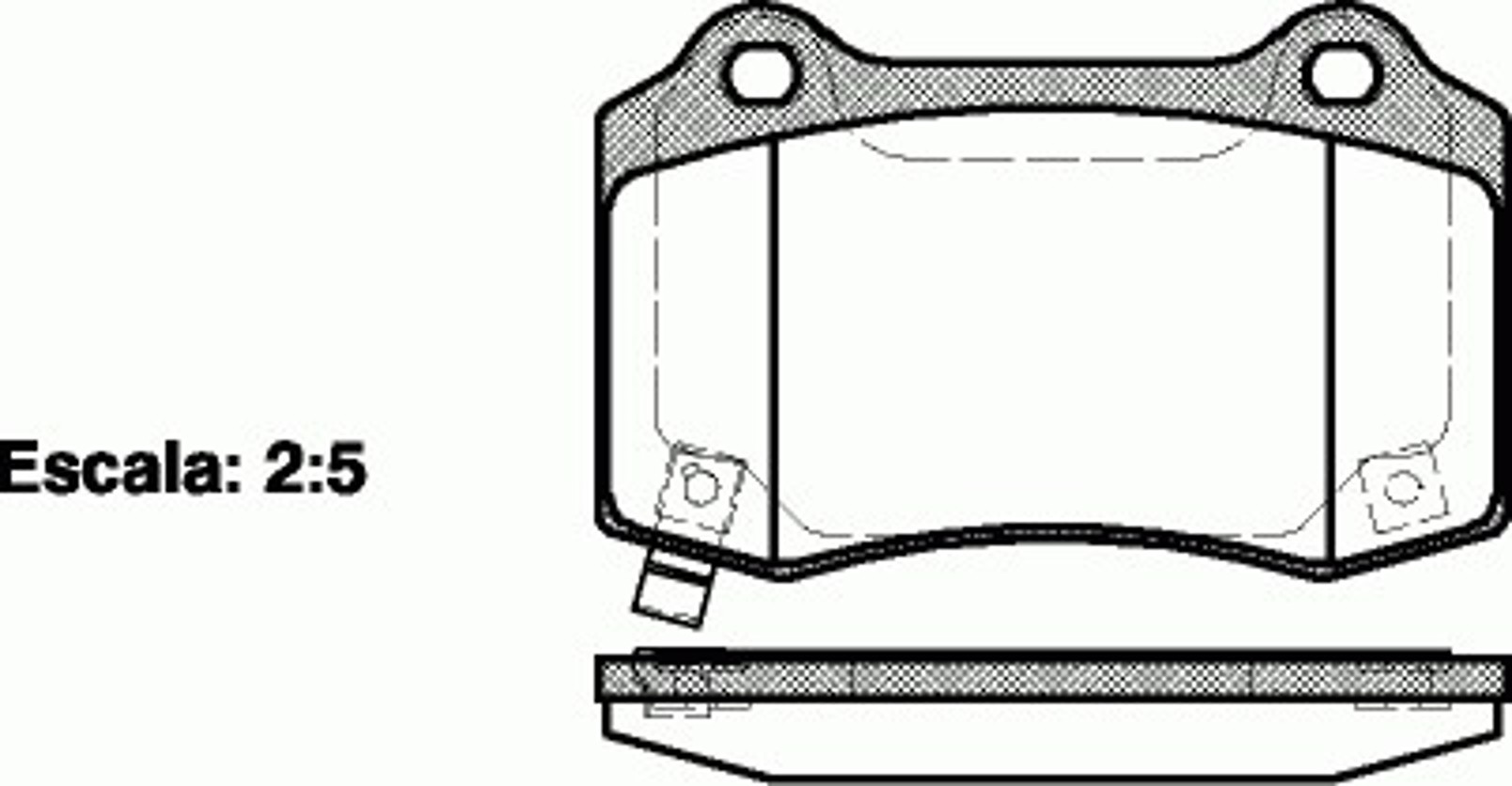 Колодки тормозные дисковые WOKING P5343.54