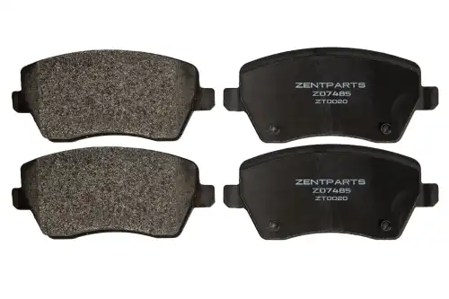 Z07485 колодки дисковые передние ZENTPARTS Z07485