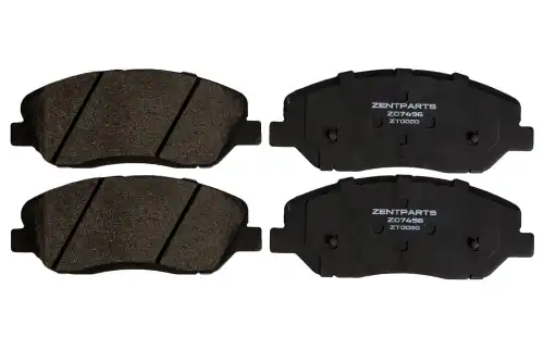 Z07496 колодки дисковые передние ZENTPARTS Z07496