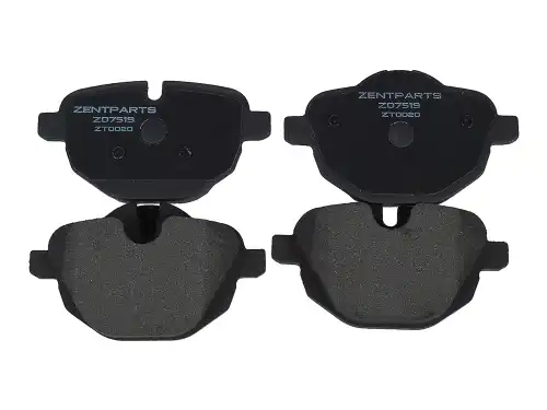 Z07519 колодки дисковые задние ZENTPARTS Z07519