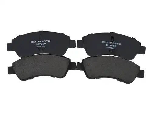 Z07598 колодки дисковые передние ZENTPARTS Z07598