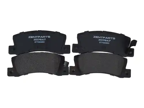 Z07647 колодки дисковые задние ZENTPARTS Z07647