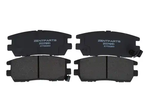 Z07651 колодки дисковые задние ZENTPARTS Z07651