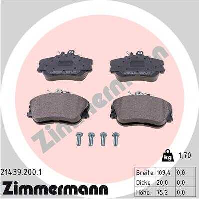 Тормозные колодки ZIMMERMANN 21439.200.1