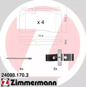 Запчасть ZIMMERMANN 24098.170.3