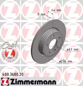 Тормозные диски ZIMMERMANN 400.3680.20