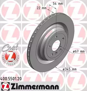 Тормозные диски ZIMMERMANN 400.5501.20